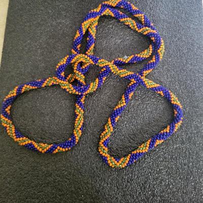NATIVE AMERICAN BEADED NECKLACES