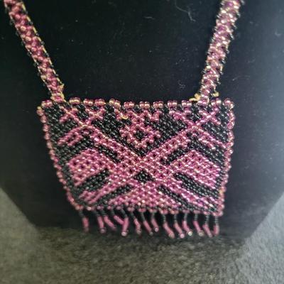 NATIVE AMERICAN BEADED NECKLACES