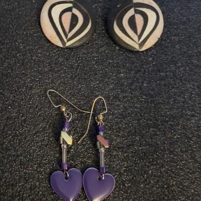 8 PAIRS OF COSTUME EARRINGS