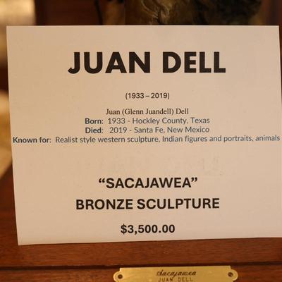 Juan Dell Sacajawea Bronze Sculpture ($3,500.00)