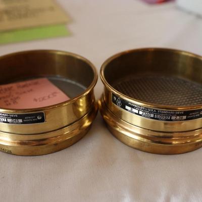 Vintage Humboldt Brass Sieve #325 & 8 ($200.00)