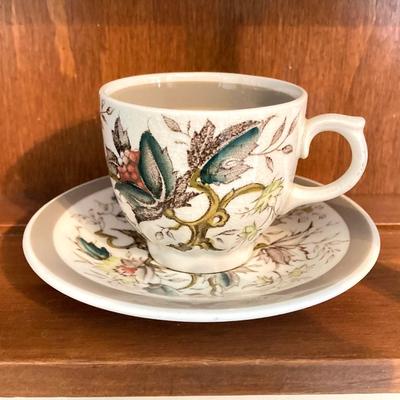 LOT 62: International Tea Cup and Saucer Collection - Porsgrund Norway, Eschenbach Germany, Russian, Jamestown England, Limoges and More
