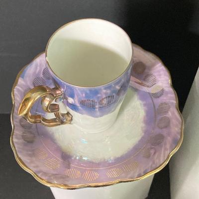 LOT 62: International Tea Cup and Saucer Collection - Porsgrund Norway, Eschenbach Germany, Russian, Jamestown England, Limoges and More