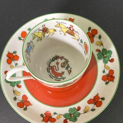 LOT 62: International Tea Cup and Saucer Collection - Porsgrund Norway, Eschenbach Germany, Russian, Jamestown England, Limoges and More