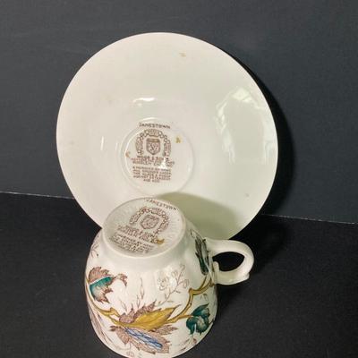 LOT 62: International Tea Cup and Saucer Collection - Porsgrund Norway, Eschenbach Germany, Russian, Jamestown England, Limoges and More