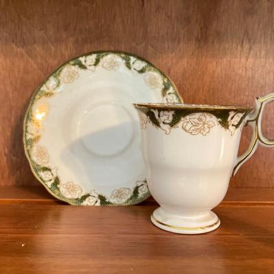 LOT 62: International Tea Cup and Saucer Collection - Porsgrund Norway, Eschenbach Germany, Russian, Jamestown England, Limoges and More