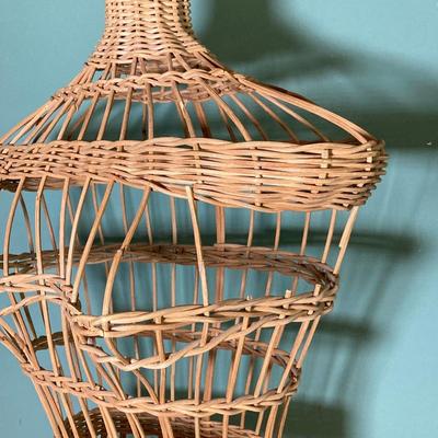 LOT 63: Vintage Corset, Stockings, Hat, Blouse along with Vintage Style Shoes and a Pair of Wicker Busts