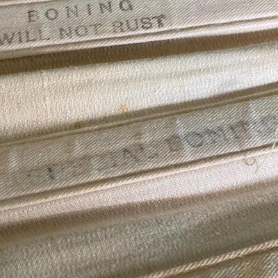 LOT 63: Vintage Corset, Stockings, Hat, Blouse along with Vintage Style Shoes and a Pair of Wicker Busts