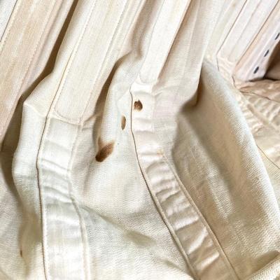 LOT 63: Vintage Corset, Stockings, Hat, Blouse along with Vintage Style Shoes and a Pair of Wicker Busts