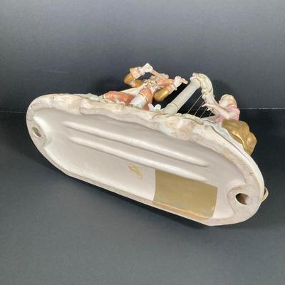 LOT 67: Baroque Harp Music Box and Night Light