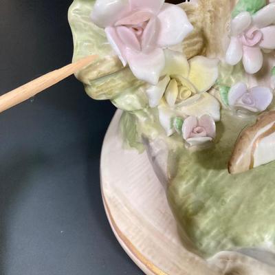 LOT 67: Baroque Harp Music Box and Night Light