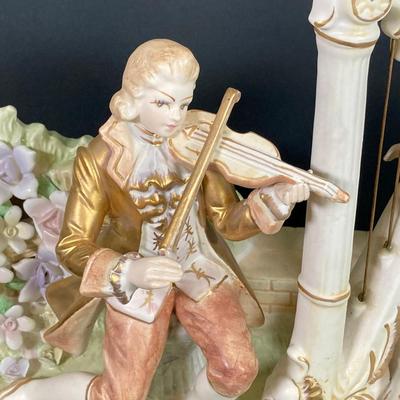 LOT 67: Baroque Harp Music Box and Night Light