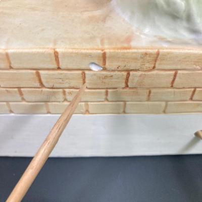 LOT 67: Baroque Harp Music Box and Night Light