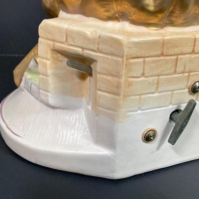 LOT 67: Baroque Harp Music Box and Night Light