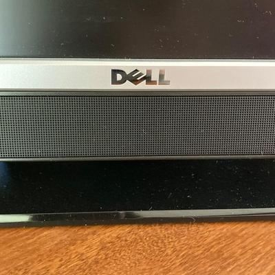 LOT 70: Office Desk with Contents - Dell Monitor SE198WFPv, Tablets, Paper, Picture Frames and More