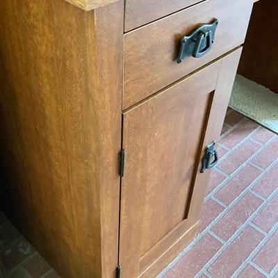 LOT 70: Office Desk with Contents - Dell Monitor SE198WFPv, Tablets, Paper, Picture Frames and More