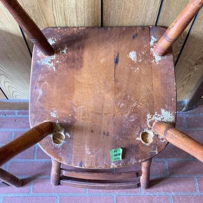 LOT 72: Pair of Vintage Cushman 4 120 Wooden Chairs