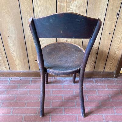 LOT 73: Three Vintage / Antique Bentwood Chairs - Semper Sursum Mazowia and Made in Poland