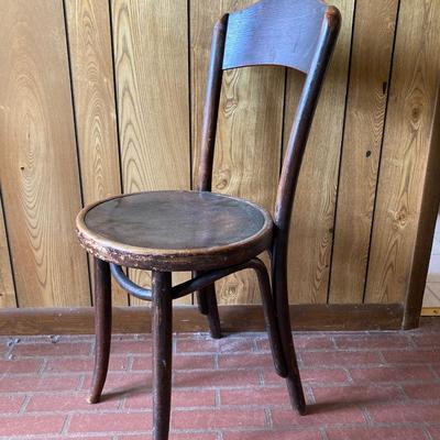 LOT 73: Three Vintage / Antique Bentwood Chairs - Semper Sursum Mazowia and Made in Poland