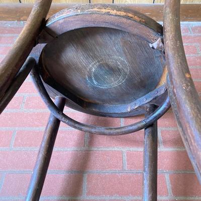 LOT 73: Three Vintage / Antique Bentwood Chairs - Semper Sursum Mazowia and Made in Poland