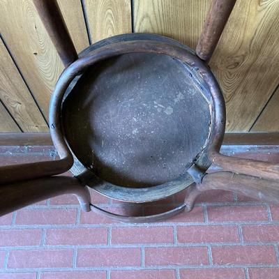 LOT 73: Three Vintage / Antique Bentwood Chairs - Semper Sursum Mazowia and Made in Poland