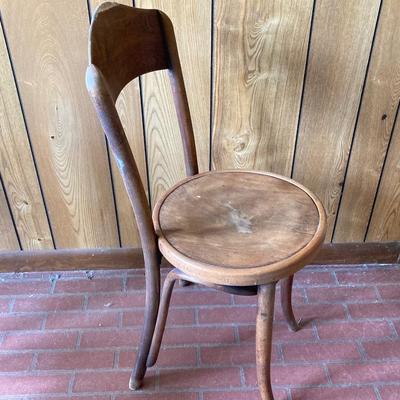 LOT 73: Three Vintage / Antique Bentwood Chairs - Semper Sursum Mazowia and Made in Poland