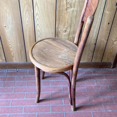 LOT 73: Three Vintage / Antique Bentwood Chairs - Semper Sursum Mazowia and Made in Poland