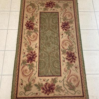 LOT 76: Three Throw Rugs - Braided, Round and Rectangular Styles