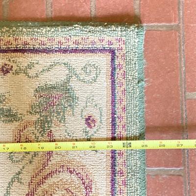 LOT 76: Three Throw Rugs - Braided, Round and Rectangular Styles