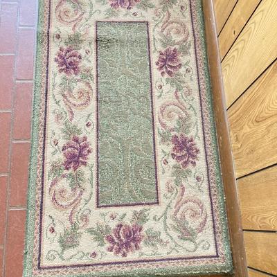 LOT 76: Three Throw Rugs - Braided, Round and Rectangular Styles