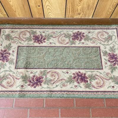 LOT 76: Three Throw Rugs - Braided, Round and Rectangular Styles