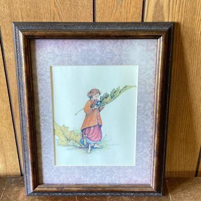 LOT 79: Collection of Home Decor - Candles, Wall Art, Mary Kay Tote, Faux Garden, Table Top Shelf and More