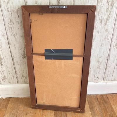 LOT 80: Vintage Wooden Decor Collection - Step Stool, Carved Mirrors, The Season of Blossoms Mirror and Shoe Shine Bucket