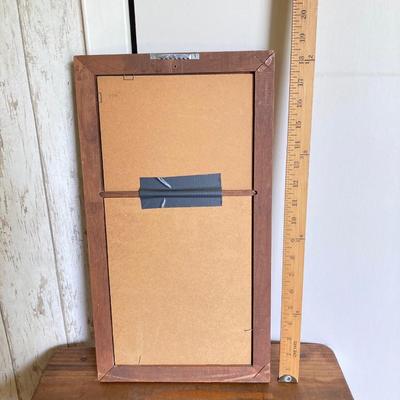 LOT 80: Vintage Wooden Decor Collection - Step Stool, Carved Mirrors, The Season of Blossoms Mirror and Shoe Shine Bucket