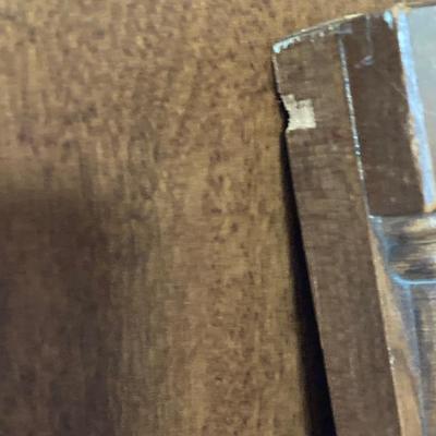 LOT 80: Vintage Wooden Decor Collection - Step Stool, Carved Mirrors, The Season of Blossoms Mirror and Shoe Shine Bucket