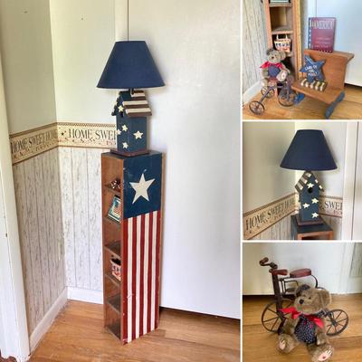 LOT 81: Patriotic Country Home Decor & More