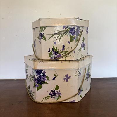 LOT 83: Vintage Dresser, Bonwit Teller Hat Boxes & More