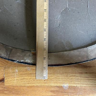 LOT 84: Vintage Oval Reverse Painting