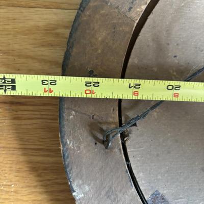 LOT 84: Vintage Oval Reverse Painting