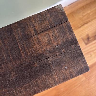 LOT 85: Primitive Plate Holder Royal Daulton, Limoges & Canonsburg China Plates