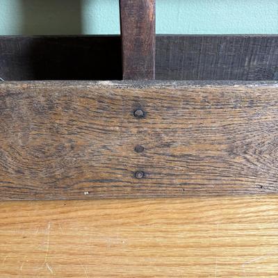 LOT 85: Primitive Plate Holder Royal Daulton, Limoges & Canonsburg China Plates