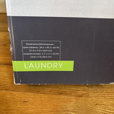 LOT 86: Laundry Collection & More: Rowenta Iron, Tripod Clothes Dryer, Ironing Board and More