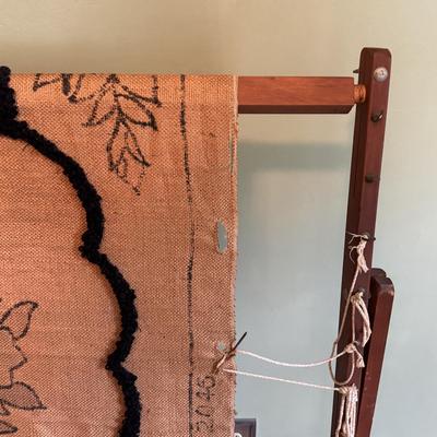 LOT 88: Vintage Needlework Stand, Speed Tufting Tool, Craft Kits and More