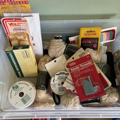 LOT 90: Crafting Lot: Books, Sewing Kits, Punches, Rotary Cutters and More