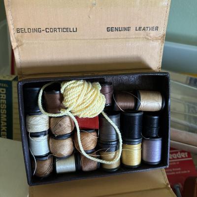 LOT 90: Crafting Lot: Books, Sewing Kits, Punches, Rotary Cutters and More