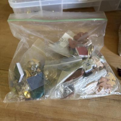 LOT 91: Jewelry Making Supplies & Jewelry Displays