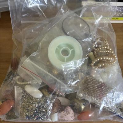 LOT 91: Jewelry Making Supplies & Jewelry Displays