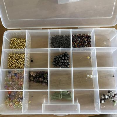 LOT 91: Jewelry Making Supplies & Jewelry Displays