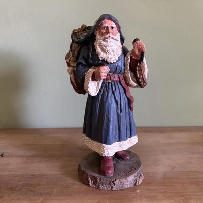 LOT 92: Holiday Collection: Flameless Candles, Hand Carved Santa, Twas the Night Before Christmas Mugs & So Much More