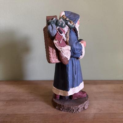 LOT 92: Holiday Collection: Flameless Candles, Hand Carved Santa, Twas the Night Before Christmas Mugs & So Much More